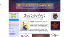 Desktop Screenshot of getting-positive-karma-now.com